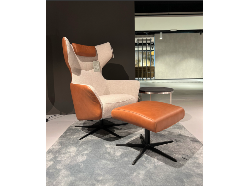 Fauteuil + voetenbank Marius DV